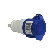 LEXO ENCHUFE INDUSTRIAL AZUL  HEMBRA VOLANTE 3P 32A