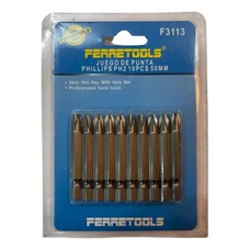 FERRETOOLS Pack 10 punta Ph2 50mm Ferretools