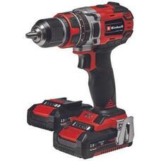 EINHELL Taladro Inalambrico 2 Baterias mas Cargador y Maleta TE-CD 18/50 Li-i BL (2x2,0Ah)