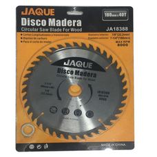 JAQUE DISCO SIERRA MADERA 4.1/2 CON 40 DIENTES