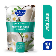 BALLERINA JABON LIQUIDO 900 ML ACEITE DE COCO Y JAZMIN