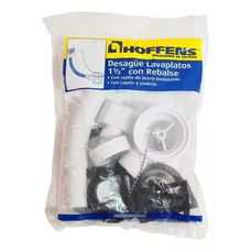 HOFFENS DESAGUE LAVAPLATOS  CON REBALSE 1 1/2