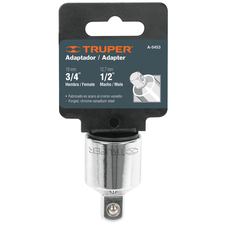 TRUPER Adaptador 1/2 Macho 3/4 Hembra