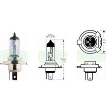 GENERICO AMPOLLETA H4 12V 55W