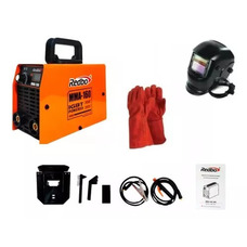 PACK Soldadora Redbo 160A mas Mascara mas Guantes