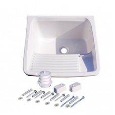 HOFFENS lavadero plastico 15 litros con desague