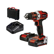 EINHELL Taladro Inalambrico 13mm cargador y 2 Baterias de 1,5 amp TE-CD18