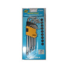 FERRETOOLS JUEGO LLAVES ALLEN MEDIANO 9 PIEZAS